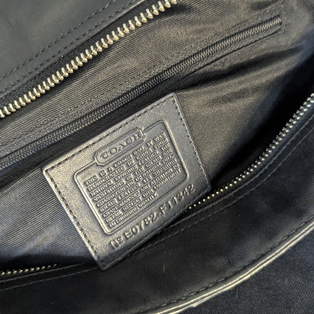 Coach  Black Leather Shoulder Bag Horsebit Vintage Authentic - Picture 2 of 13